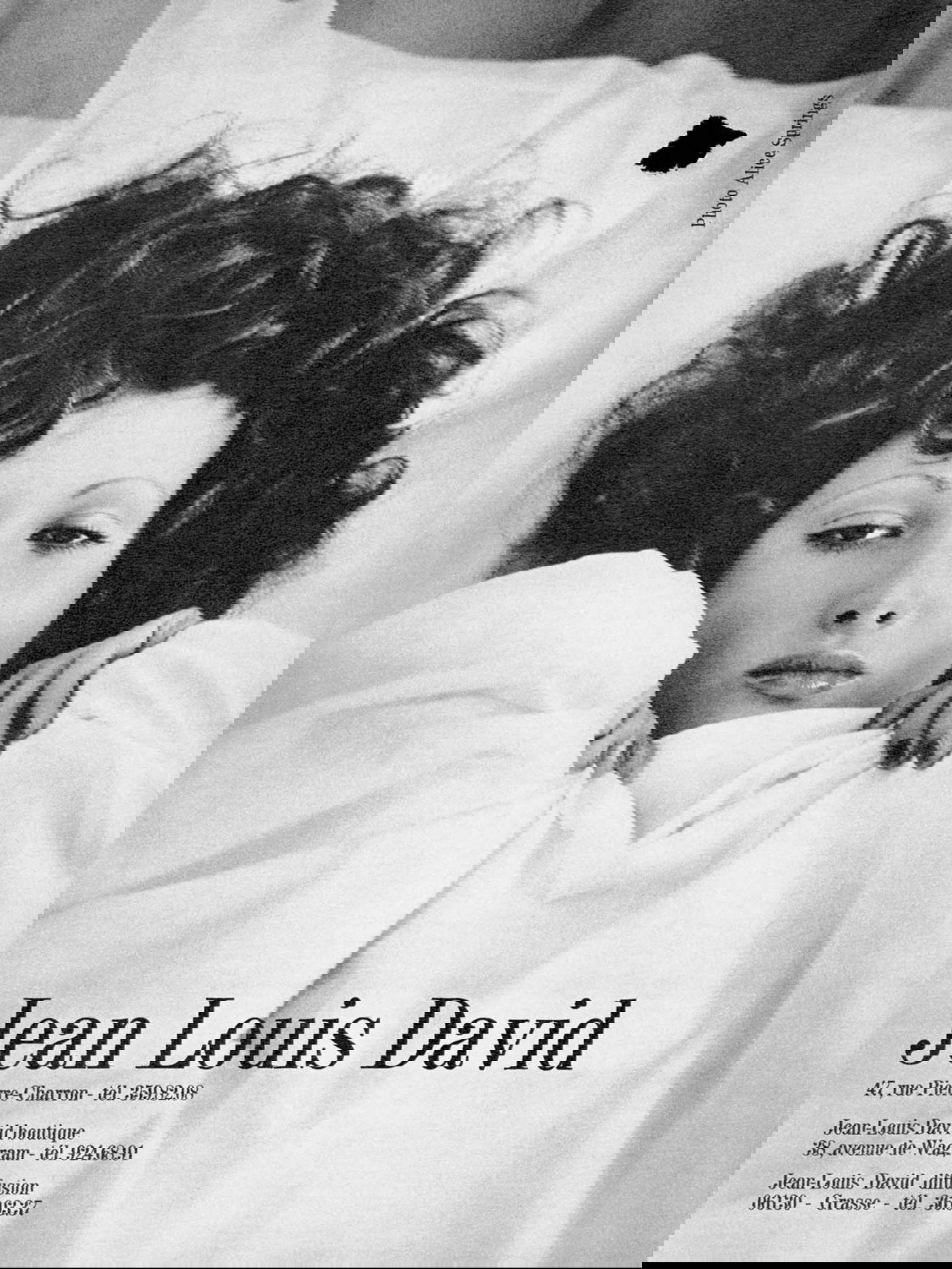 Alice Springs, Advertisement for Jean Louis David (1970s, Parigi, 83,5 cm x 63,5 cm, inkjet prints mounted on Forex) © Helmut Newton Foundation