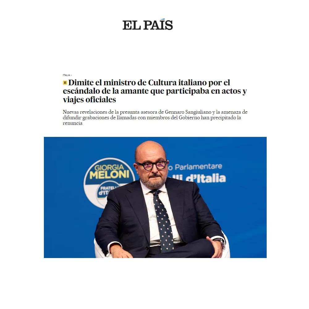 Reazioni della stampa internazionale allo scandalo Sangiuliano-Boccia