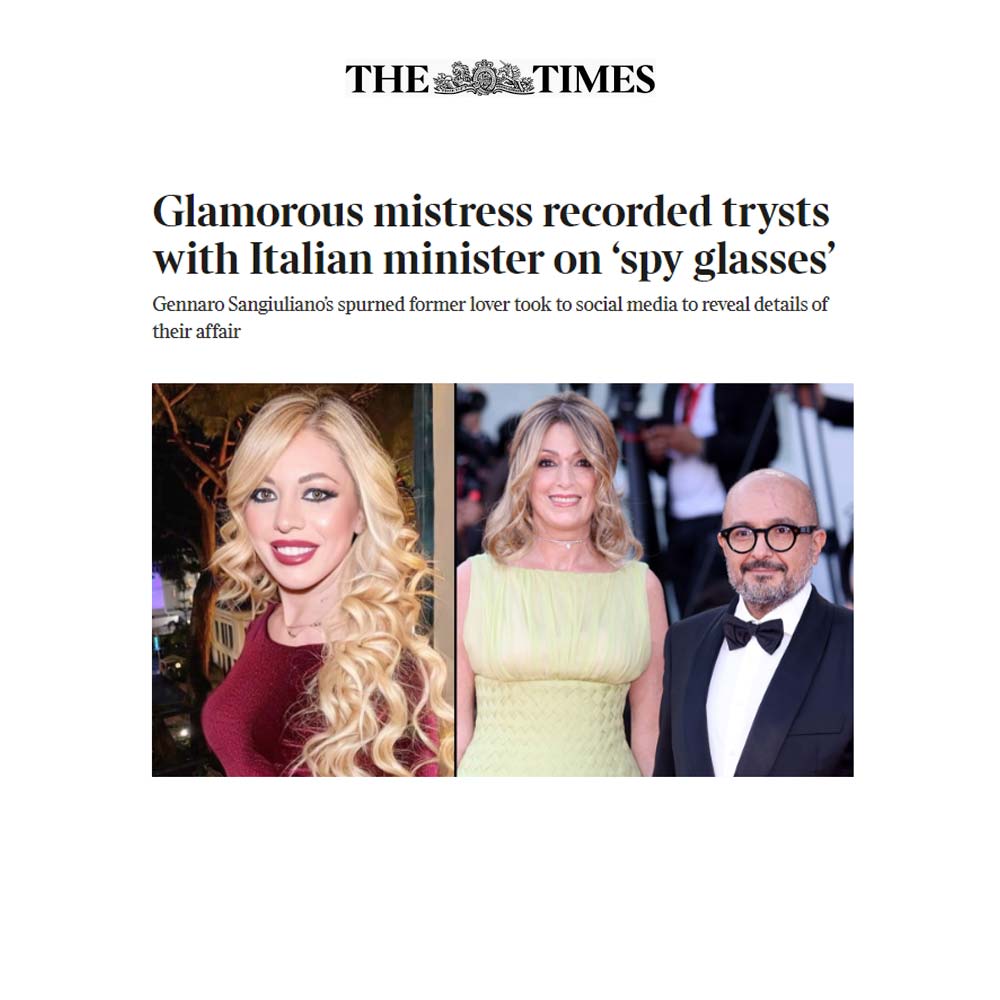 Reazioni della stampa internazionale allo scandalo Sangiuliano-Boccia