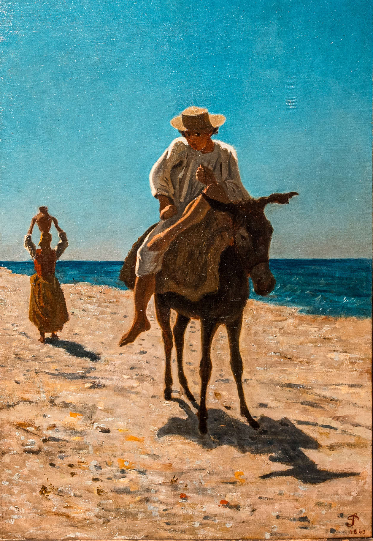 Stanislaus Pointeau, The Dummy of Casamicciola, island of Ischia (1863; oil on canvas; Pointeau heirs collection) Stanislaus Pointeau, The Dummy of Casamicciola, island of Ischia (1863; oil on canvas; Pointeau heirs collection)