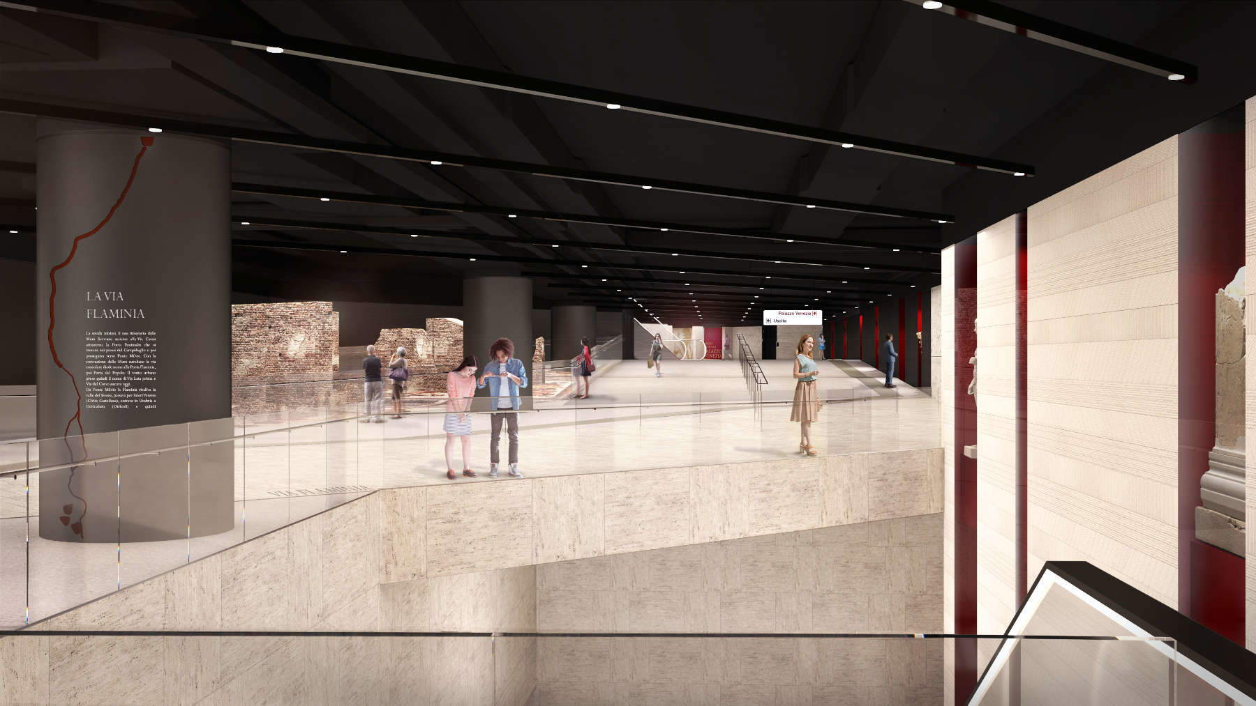 Una stazione della metropolitana che sarà anche un museo: è la stazione di Piazza Venezia a Roma