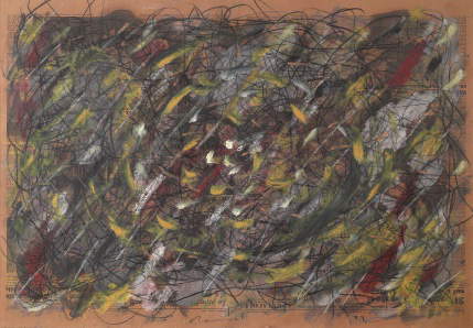 Tancredi Parmeggiani, Sin título (1960; técnica mixta sobre papel lienzo; colección particular) Tancredi Parmeggiani, Sin título (1960; técnica mixta sobre papel lienzo; colección particular)