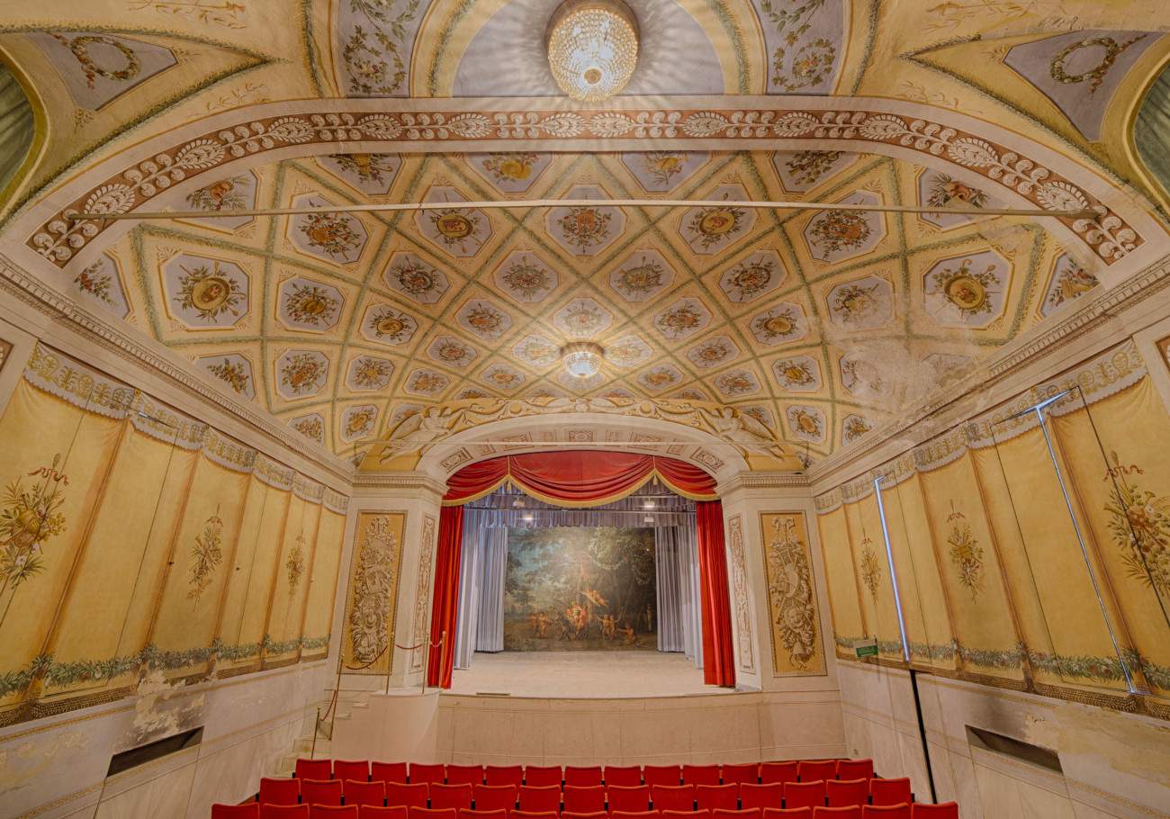 Le Teatrino di Corte de la Villa Reale de Monza rouvre au public après des travaux de restauration