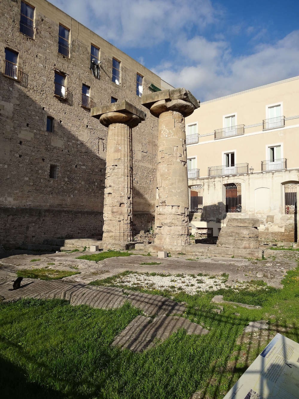 The Temple of Poseidon in Taranto The Temple of Poseidon in Taranto