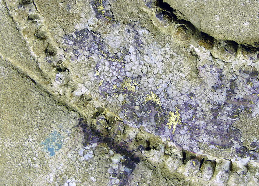 Die Farben des antiken Tempels von Edfu