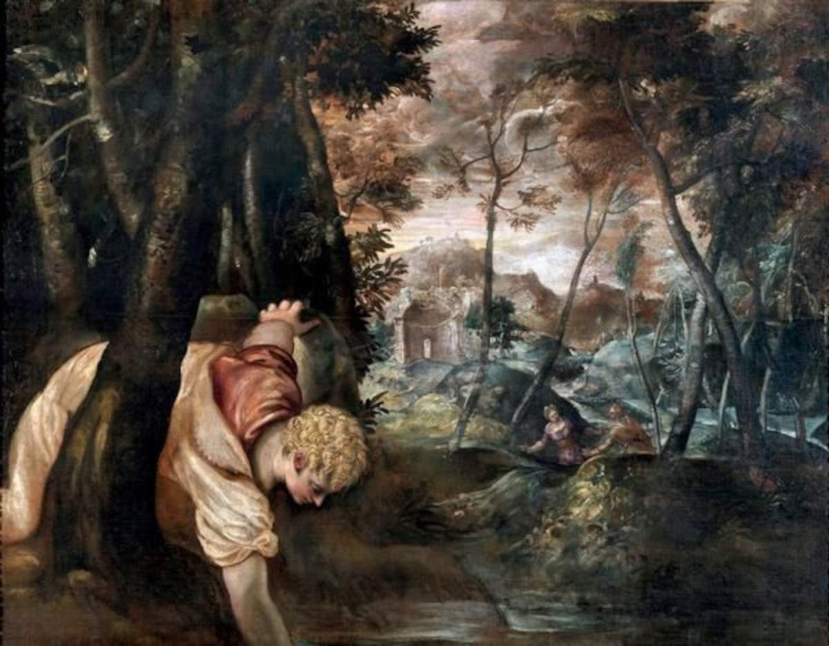 Tintoretto, Narziss am Brunnen (um 1557; Rom, Galleria Colonna)