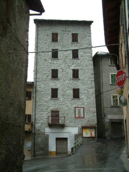 The Federici Tower of Sonico in Valcamonica The Federici Tower of Sonico in Valcamonica