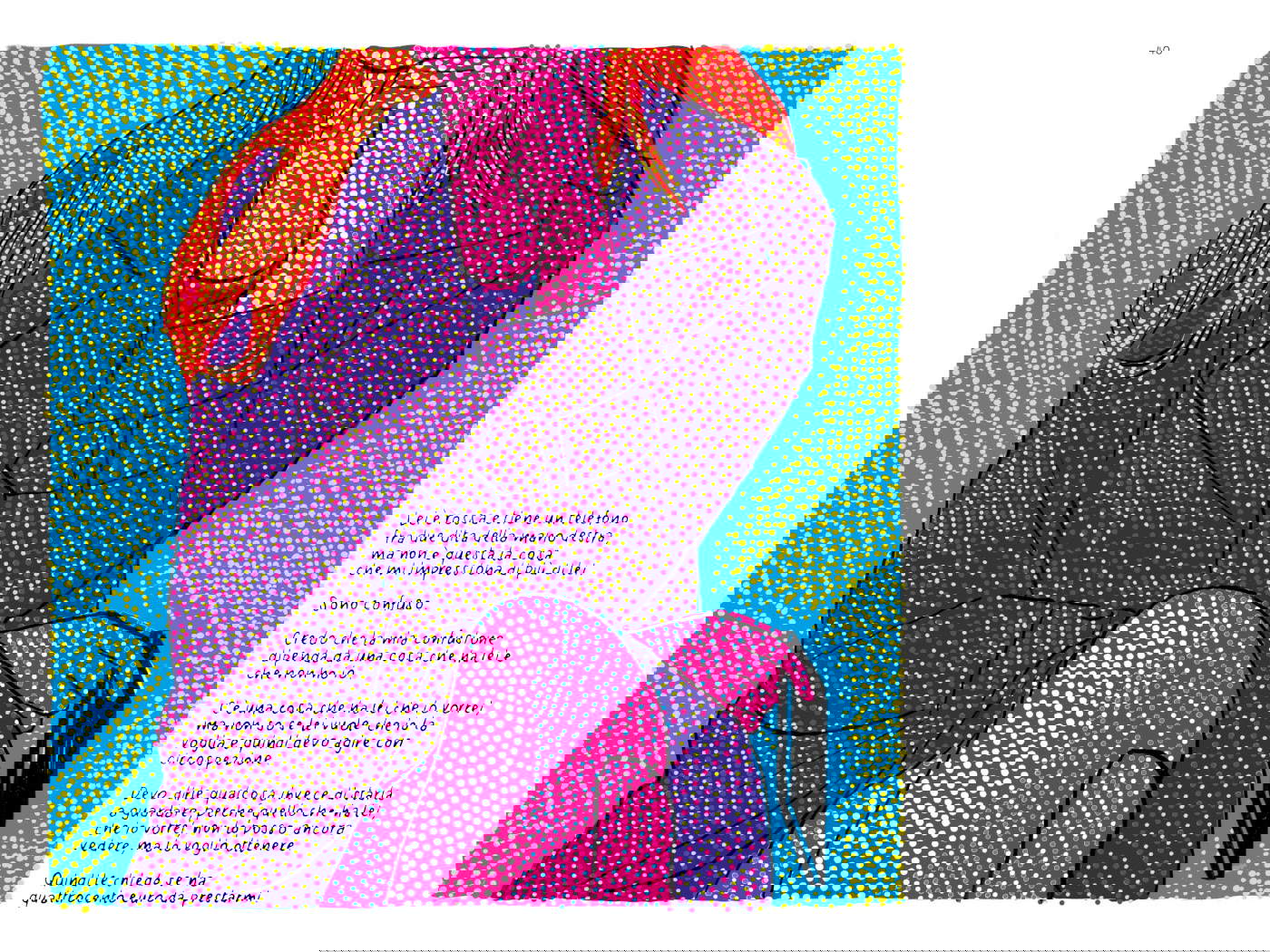 Un jour, dans la soirée - Lei &egrave; rossa