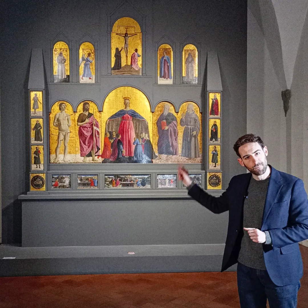 Jacopo Veneziani durante el rodaje