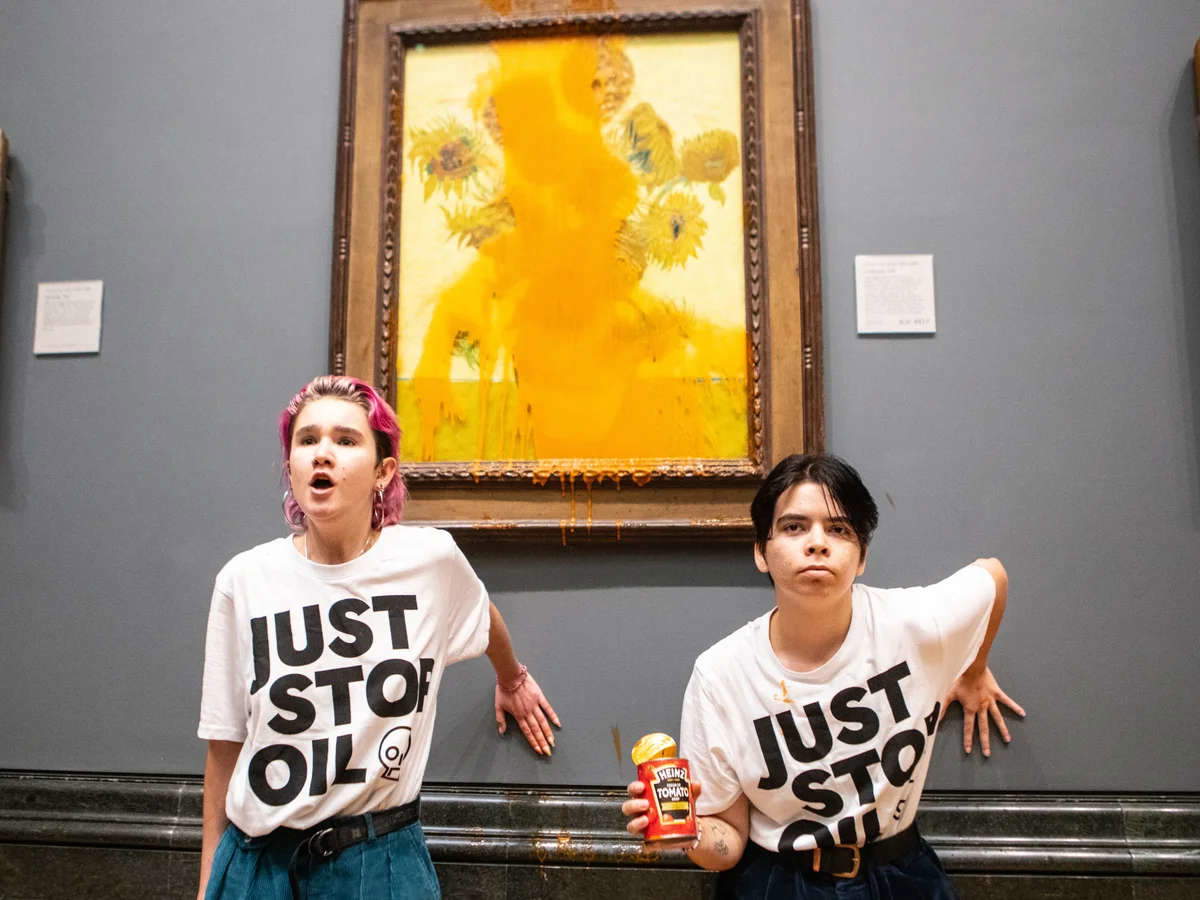 Threw soup at Van Gogh, two activists found guilty