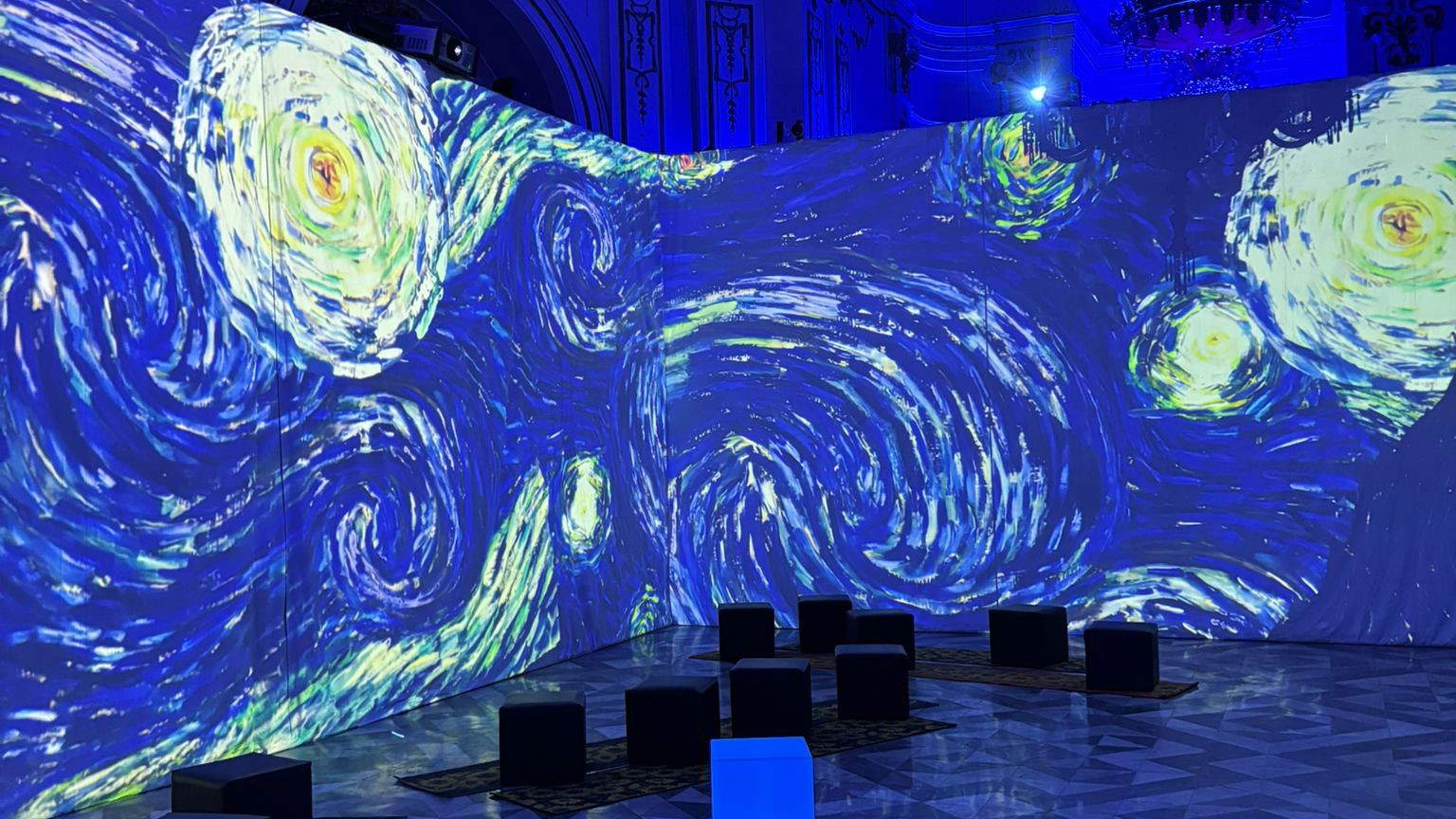 En Nápoles, el arte de Van Gogh se convierte en una experiencia inmersiva y sensorial