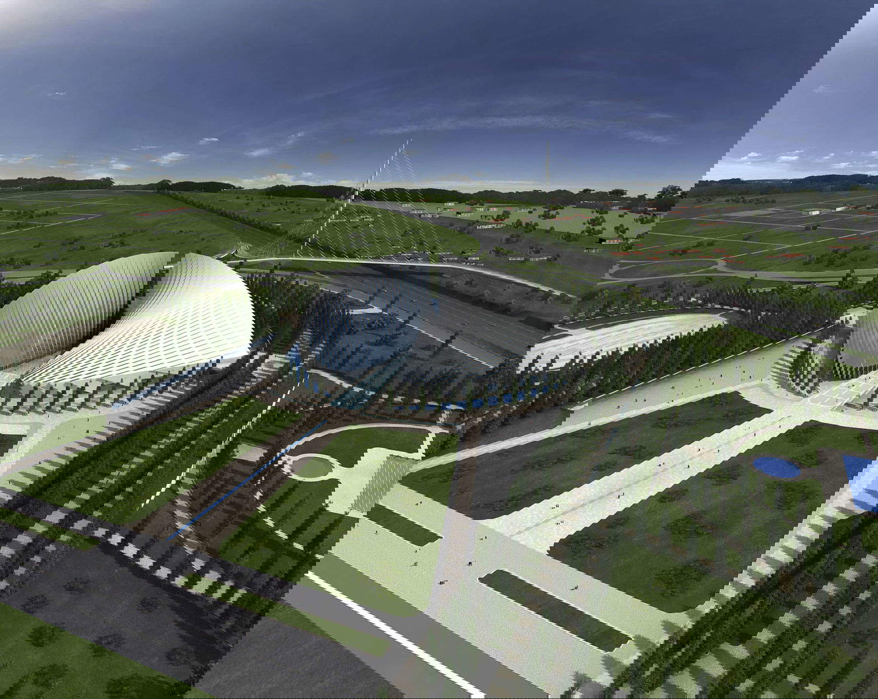 Il progetto della Città dello Sport di Santiago Calatrava Il progetto della Città dello Sport di Santiago Calatrava