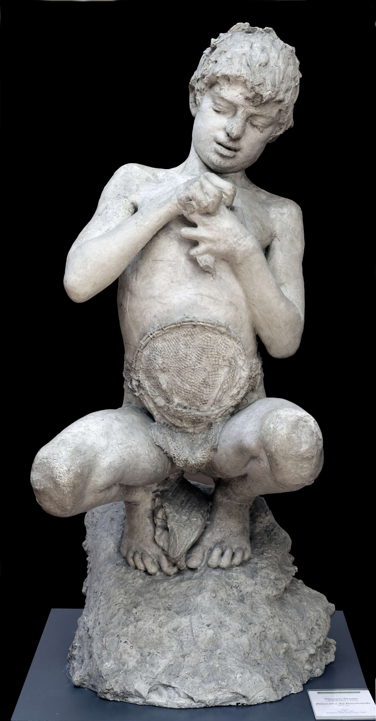 Vincenzo Gemito, Neapolitan Fisherman (by 1875; plaster; Naples, Museo e Real Bosco di Capodimonte) &copy; courtesy of the Ministry of Culture - Museo e Real Bosco di Capodimonte