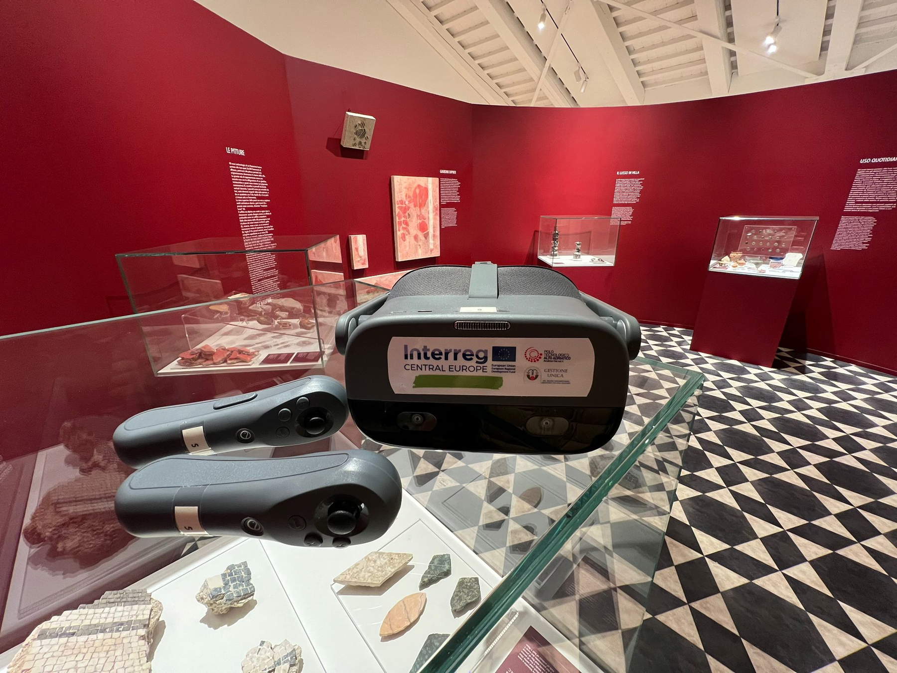 Montegrotto Terme, le musée du thermalisme est équipé de visionneuses 3D pour raconter l'histoire en réalité virtuelle.