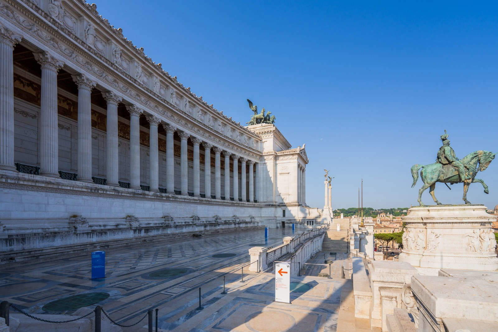 Réouverture du Sommoportique et des Propylées du Vittoriano Réouverture du Sommoportique et des Propylées du Vittoriano