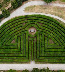 The labyrinth of Masino Castle, an intricate eighteenth-century maze
