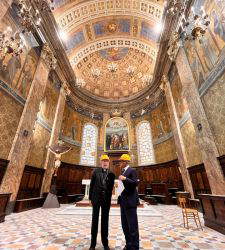 En Tolentino, se inaugura la obra de la catedral de Santa Catalina. Se repararán los daños del terremoto de 2016