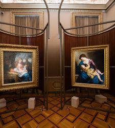 Gallerie d'Italia de Turín, comparación entre Gentileschi y las Madonas con niño de Van Dyck en la Galería Corsini