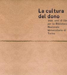 Alla Biblioteca Nazionale Universitaria di Torino una mostra sul dono culturale, con 300 anni di libri 