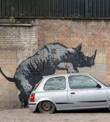 Banksy makes new works in London, one a day: it's his London Zoo