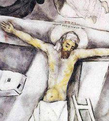 Crucifixión blanca de Marc Chagall expuesta por primera vez en Italia, en Roma 