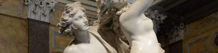 Apolo y Dafne, de Gian Lorenzo Bernini, el m&aacute;s espectacular de los grupos burgueses