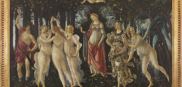 La Primavera di Sandro Botticelli, l'immagine stessa della bella stagione