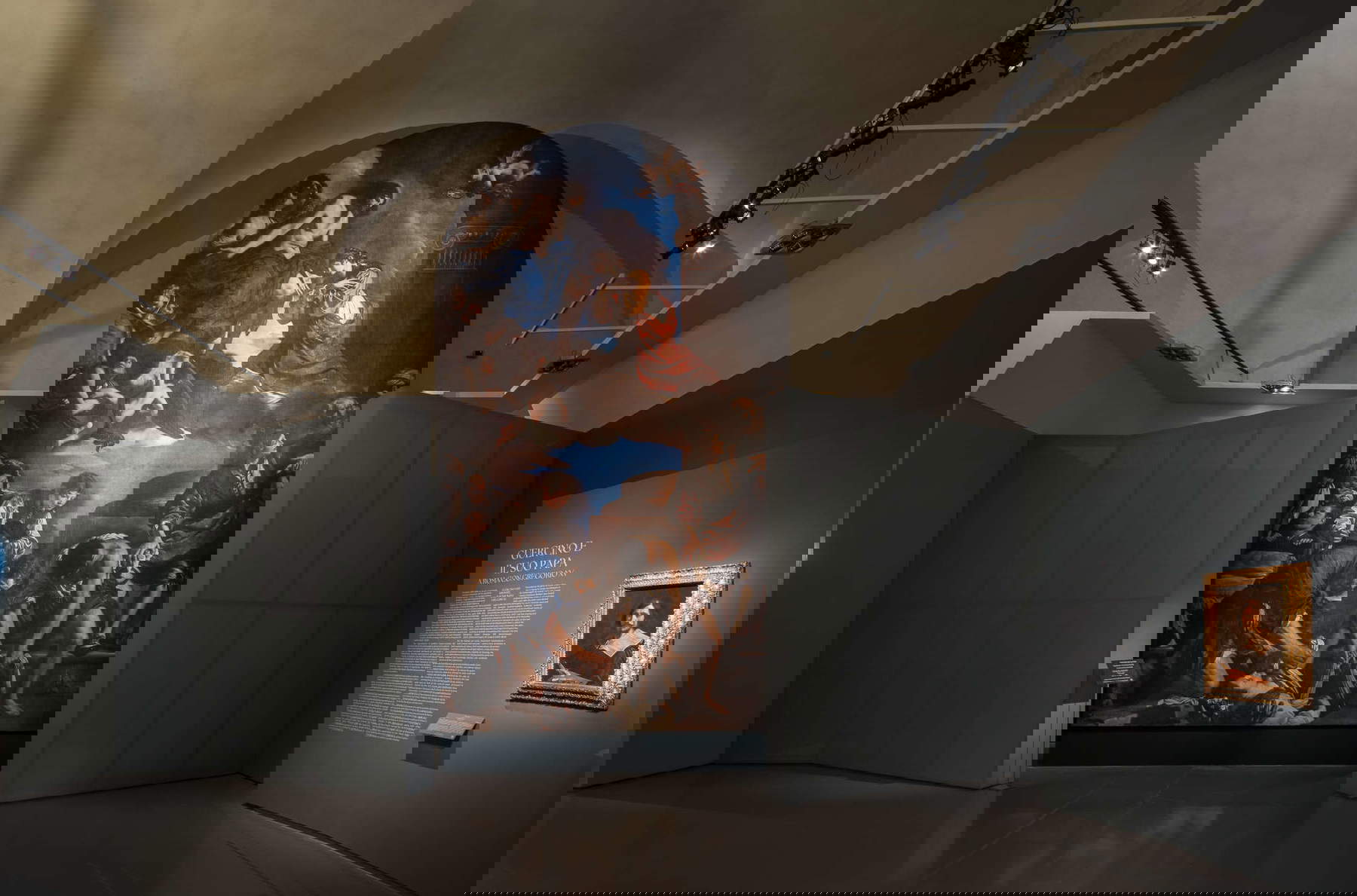 Allestimenti della mostra Guercino. L'era Ludovisi a Roma Allestimenti della mostra Guercino. L'era Ludovisi a Roma