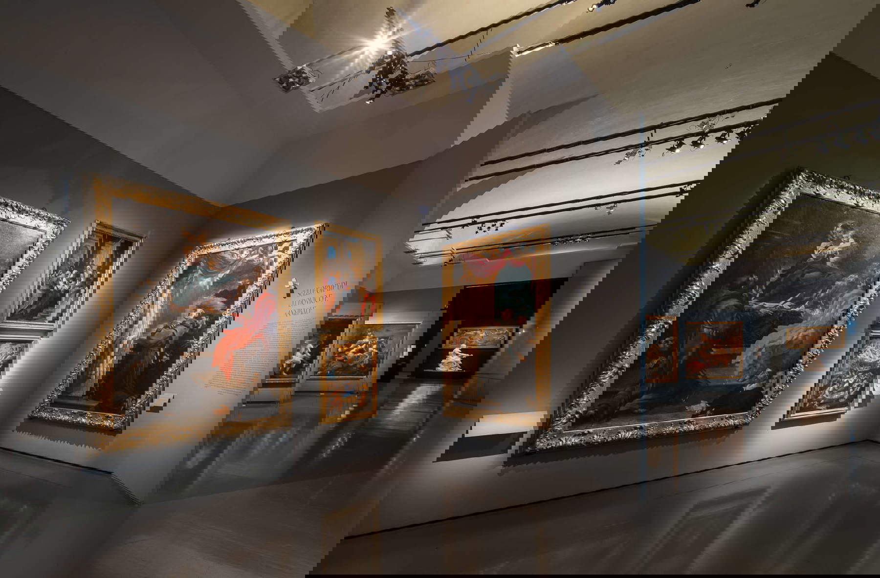 Allestimenti della mostra Guercino. L'era Ludovisi a Roma Allestimenti della mostra Guercino. L'era Ludovisi a Roma