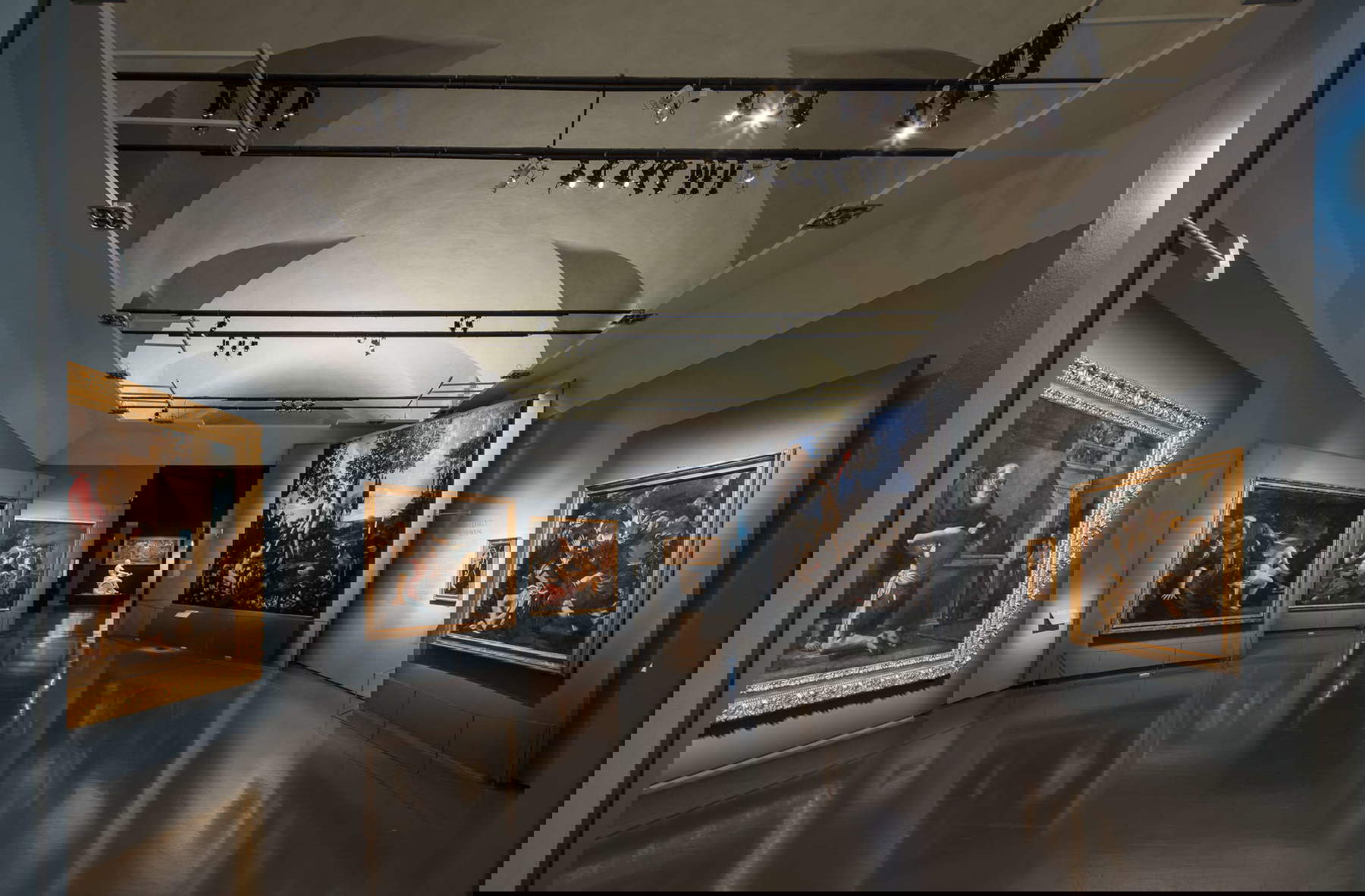 Allestimenti della mostra Guercino. L'era Ludovisi a Roma Allestimenti della mostra Guercino. L'era Ludovisi a Roma