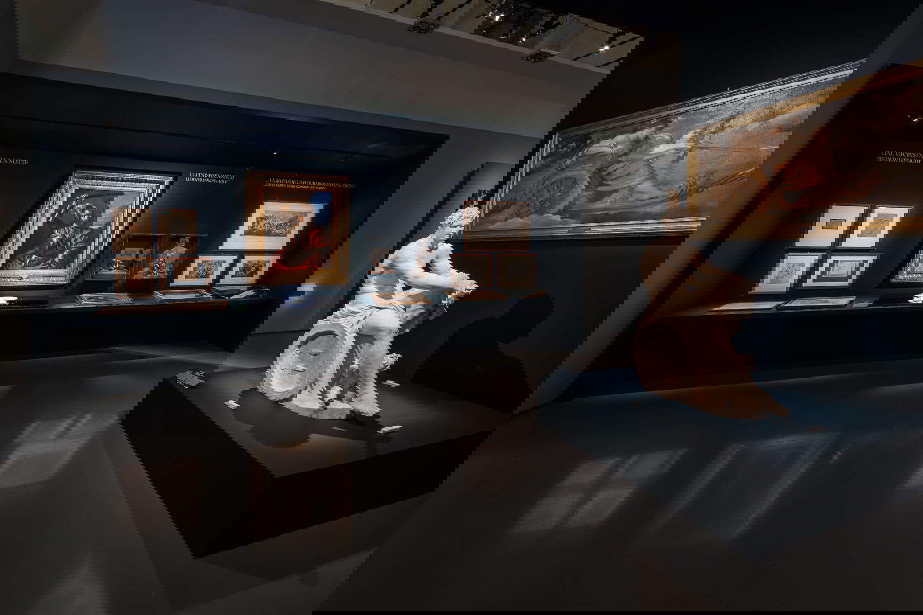 Allestimenti della mostra Guercino. L'era Ludovisi a Roma Allestimenti della mostra Guercino. L'era Ludovisi a Roma