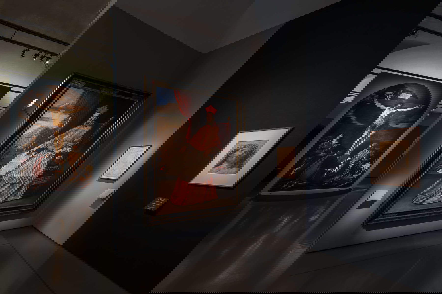 Allestimenti della mostra Guercino. L'era Ludovisi a Roma Allestimenti della mostra Guercino. L'era Ludovisi a Roma