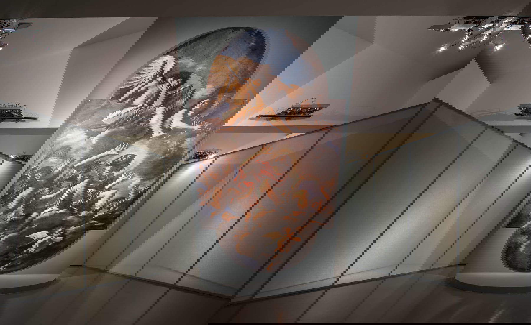 Allestimenti della mostra Guercino. L'era Ludovisi a Roma Allestimenti della mostra Guercino. L'era Ludovisi a Roma