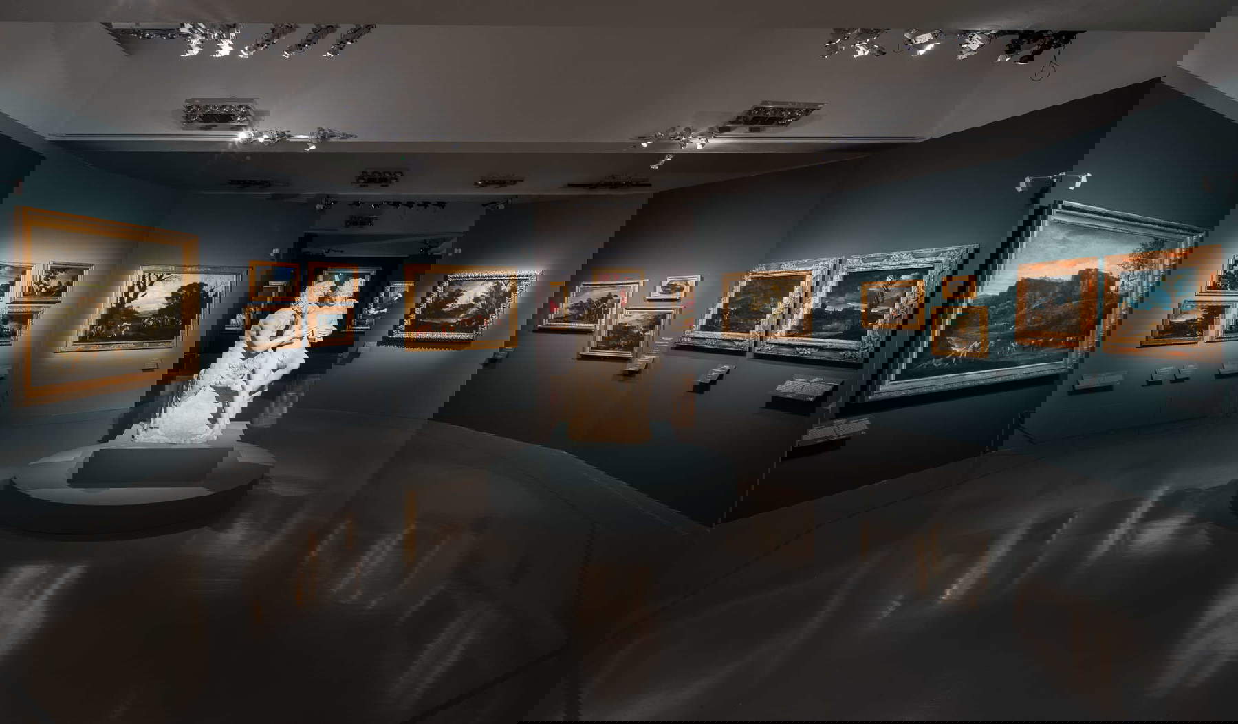 Allestimenti della mostra Guercino. L'era Ludovisi a Roma Allestimenti della mostra Guercino. L'era Ludovisi a Roma