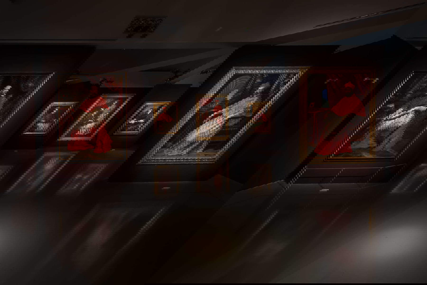 Allestimenti della mostra Guercino. L'era Ludovisi a Roma Allestimenti della mostra Guercino. L'era Ludovisi a Roma