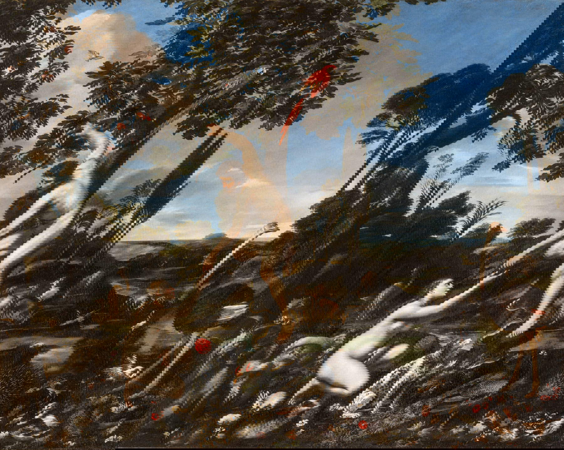 Domenico Zampieri detto il Domenichino, Peccato originale (1621-1623; olio su tela, 310 x 450 cm; Roma, Principessa Maria Camilla Pallavicini-Galleria Pallavicini). Foto ©Schiavinotto, Roma Domenico Zampieri detto il Domenichino, Peccato originale (1621-1623; olio su tela, 310 x 450 cm; Roma, Principessa Maria Camilla Pallavicini-Galleria Pallavicini). Foto ©Schiavinotto, Roma