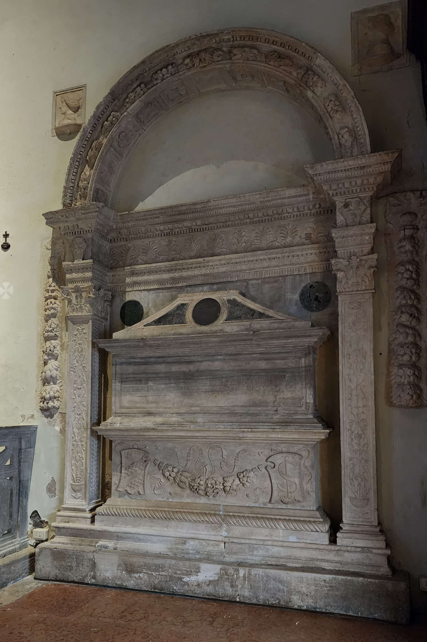 The tomb of Sigismondo Malatesta The tomb of Sigismondo Malatesta