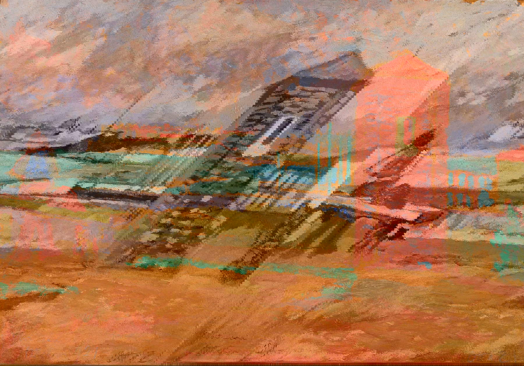 Ulvi Liegi, Garitta all'Ardenza (1921 ; huile sur carton, 27,5 x 40 cm ; collection privée) Ulvi Liegi, Garitta all'Ardenza (1921 ; huile sur carton, 27,5 x 40 cm ; collection privée)