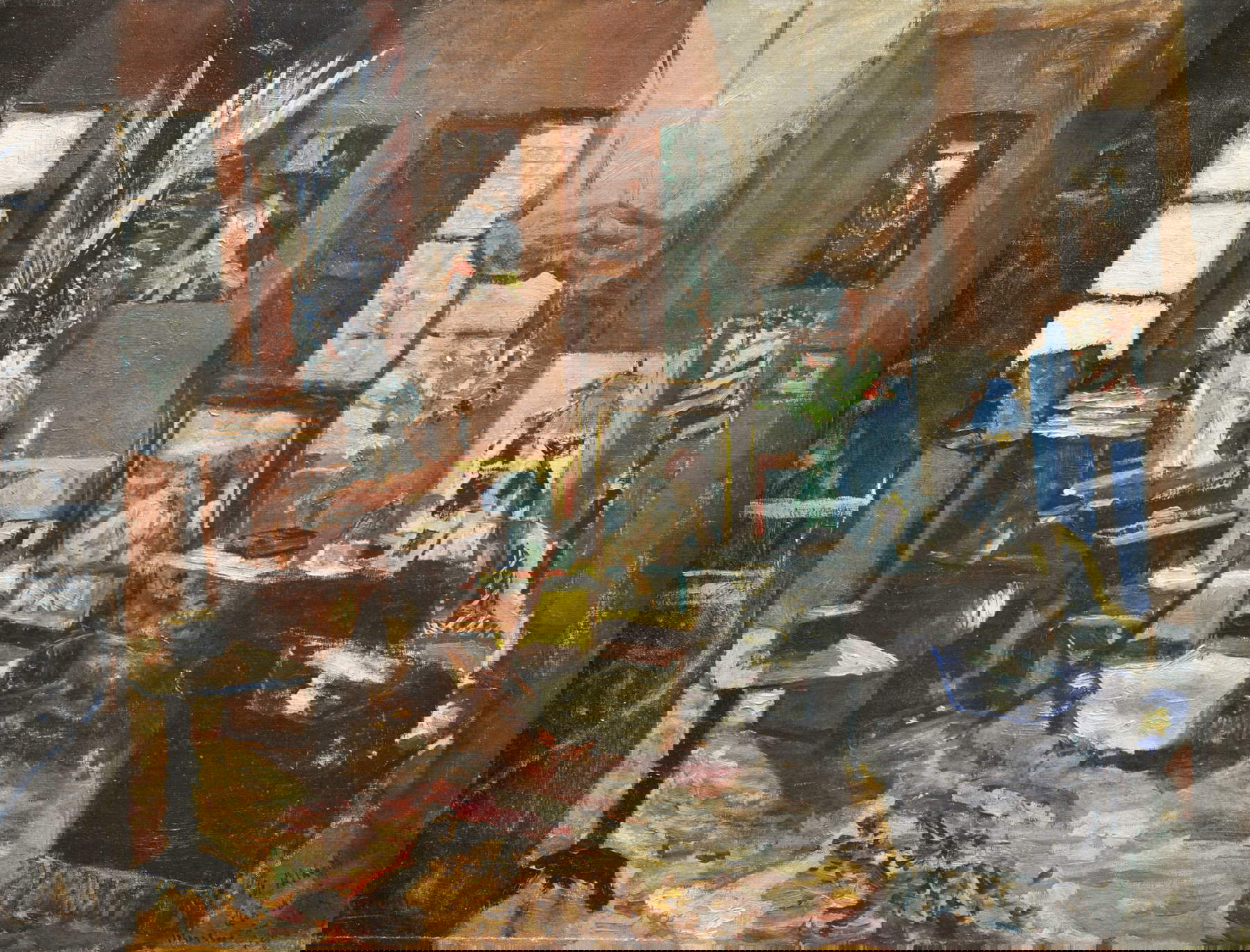 Ulvi Liegi, L'atelier du peintre (1885 ; huile sur toile, 45 x 60 cm ; Viareggio, Institut Matteucci) Ulvi Liegi, L'atelier du peintre (1885 ; huile sur toile, 45 x 60 cm ; Viareggio, Institut Matteucci)