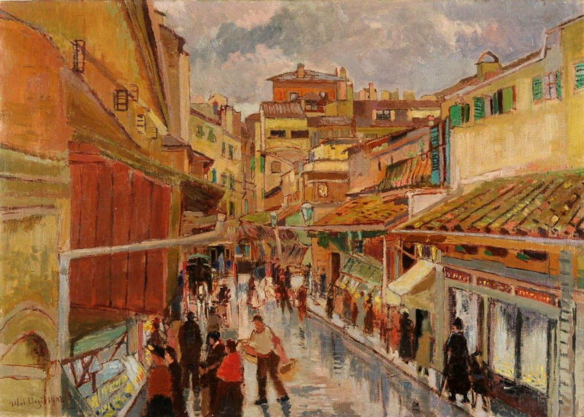 Ulvi Liegi, Ponte Vecchio à Florence (1903 ; huile sur toile, 50 x 70 cm ; collection privée) Ulvi Liegi, Ponte Vecchio à Florence (1903 ; huile sur toile, 50 x 70 cm ; collection privée)