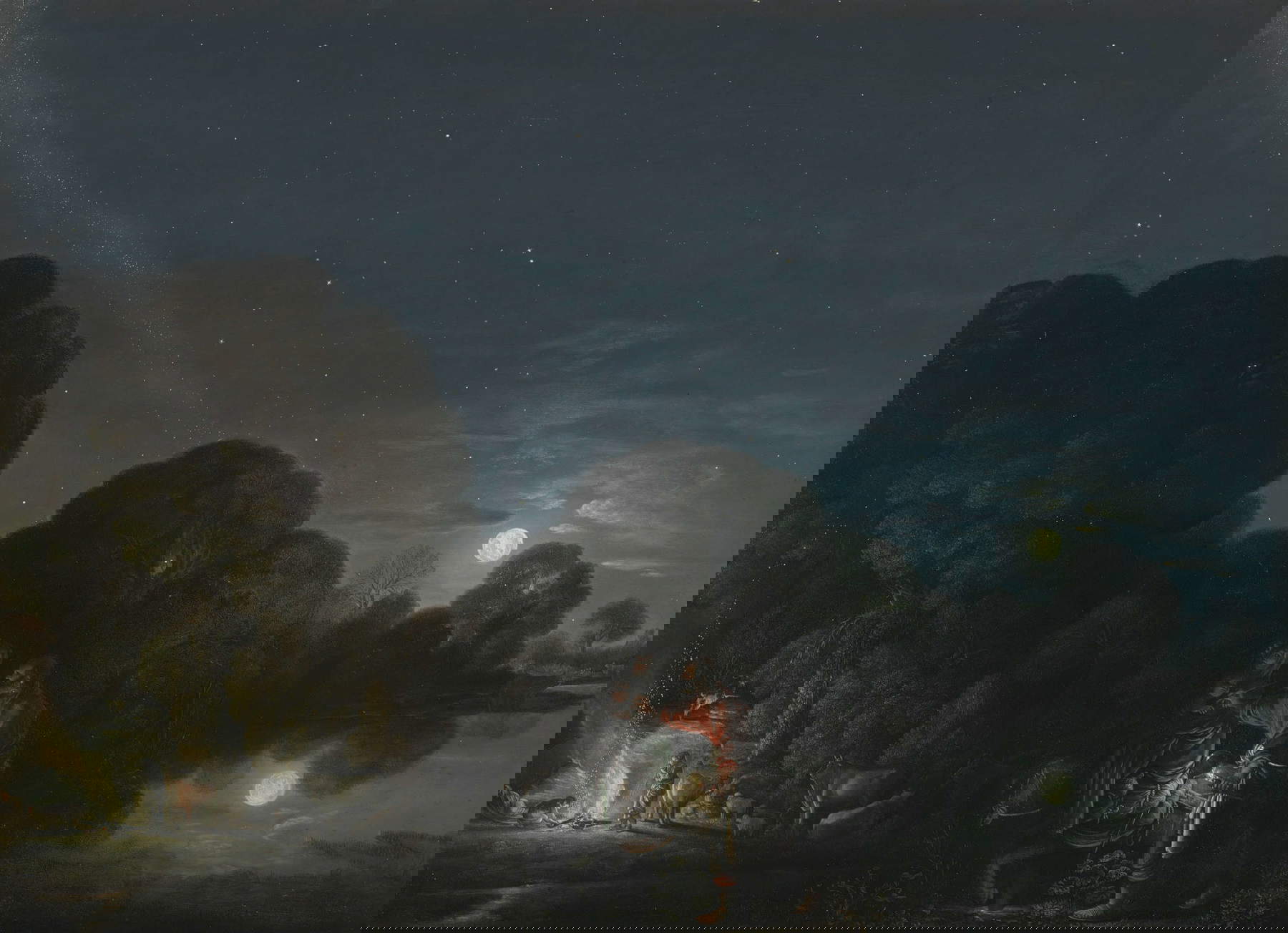 Adam Elsheimer, The Flight into Egypt (c. 1609; oil on copper, 31 x 41 cm; Munich, Alte Pinakothek) Adam Elsheimer, The Flight into Egypt (c. 1609; oil on copper, 31 x 41 cm; Munich, Alte Pinakothek)