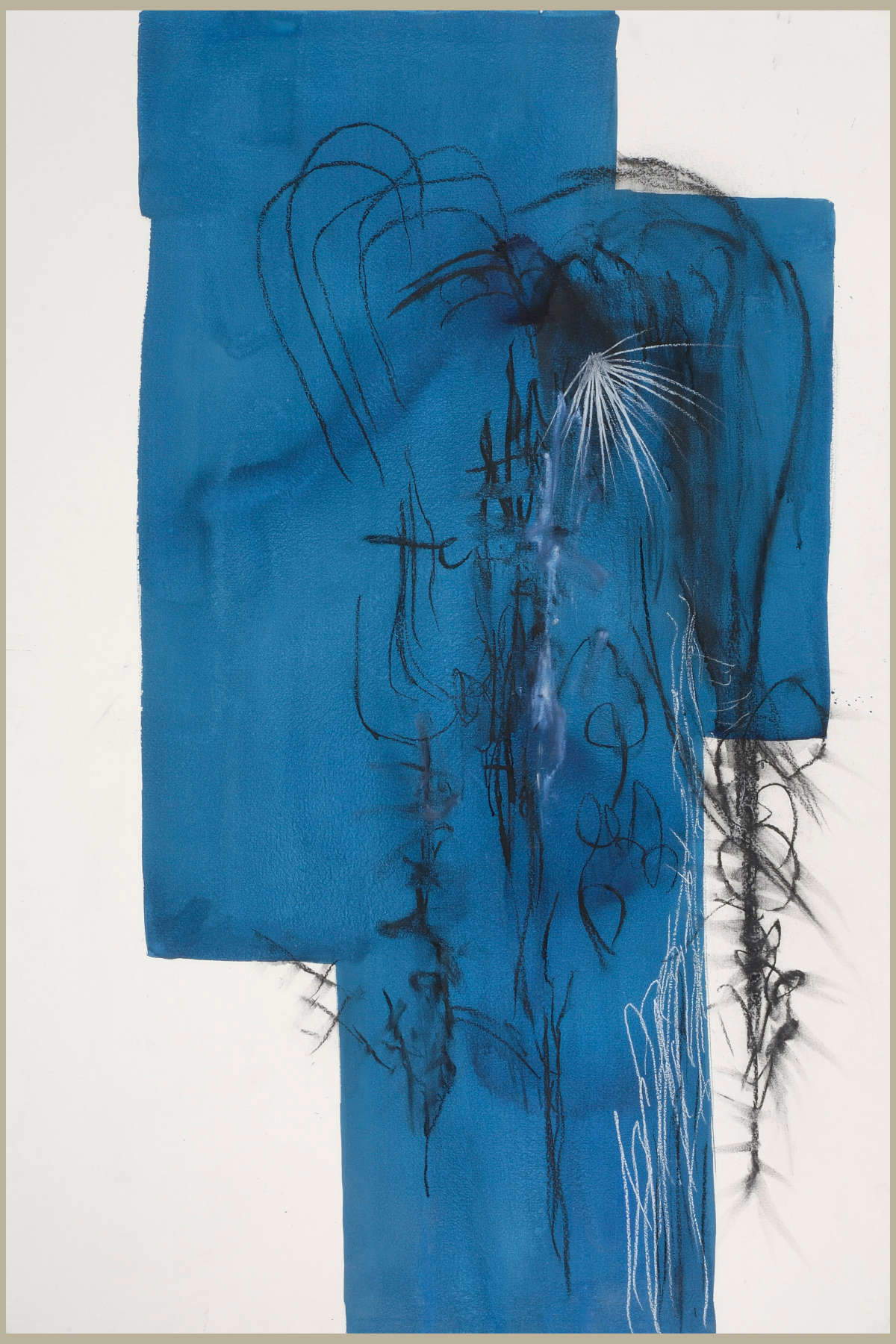 Giacinto Cerone, Untitled (2004; enamel and charcoal on cardboard) Giacinto Cerone, Untitled (2004; enamel and charcoal on cardboard)