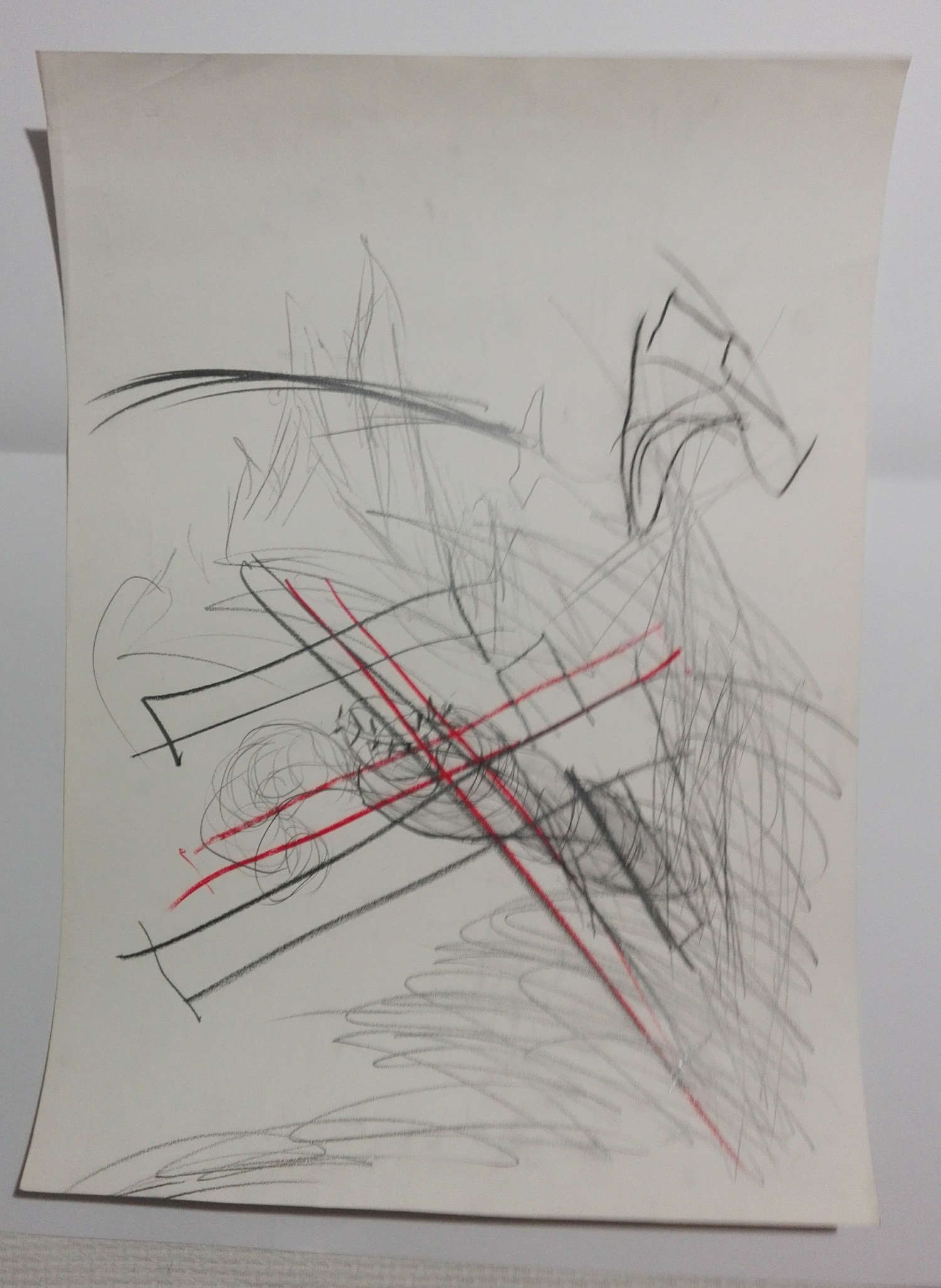 Giacinto Cerone, Via Crucis (1996; pencil, charcoal and wax color on cardboard) Giacinto Cerone, Via Crucis (1996; pencil, charcoal and wax color on cardboard)
