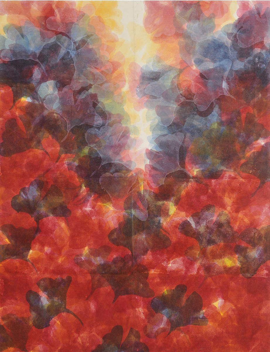 Davide Benati, Aire (2015; acquarello e carta nepalese su tela, 180 x 140 cm; Collezione privata) Davide Benati, Aire (2015; acquarello e carta nepalese su tela, 180 x 140 cm; Collezione privata)
