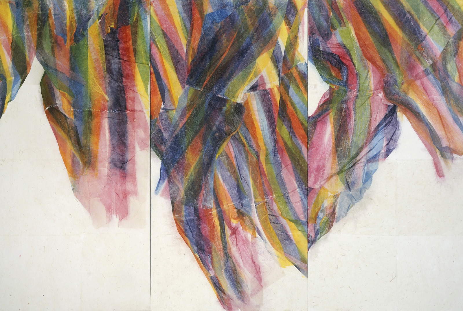 Davide Benati, Terrazze (2003; acquarello e carta nepalese su tela, 195 x 297,5 cm) Davide Benati, Terrazze (2003; acquarello e carta nepalese su tela, 195 x 297,5 cm)