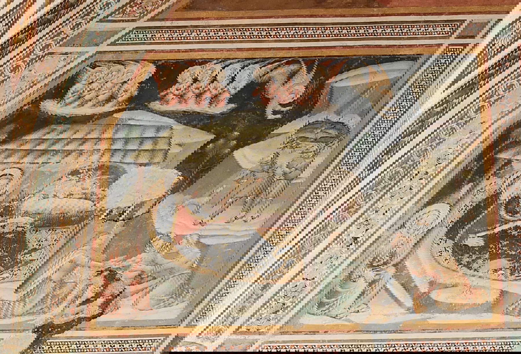 Cola di Pietro, Geburt eines Kindes (1383)