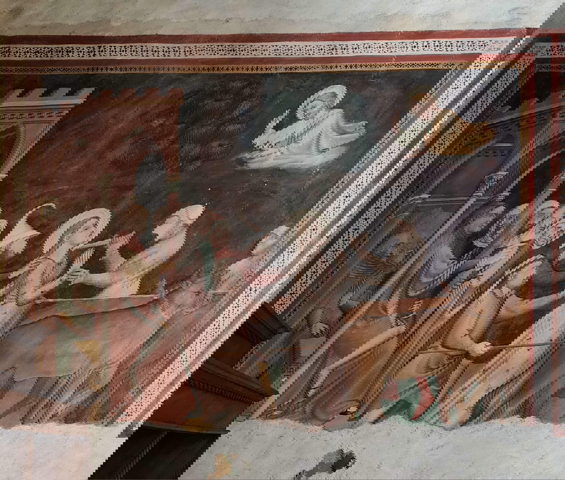 Cola di Pietro oder Maestro della Dormitio di Terni, Martyrium der Heiligen Lucia