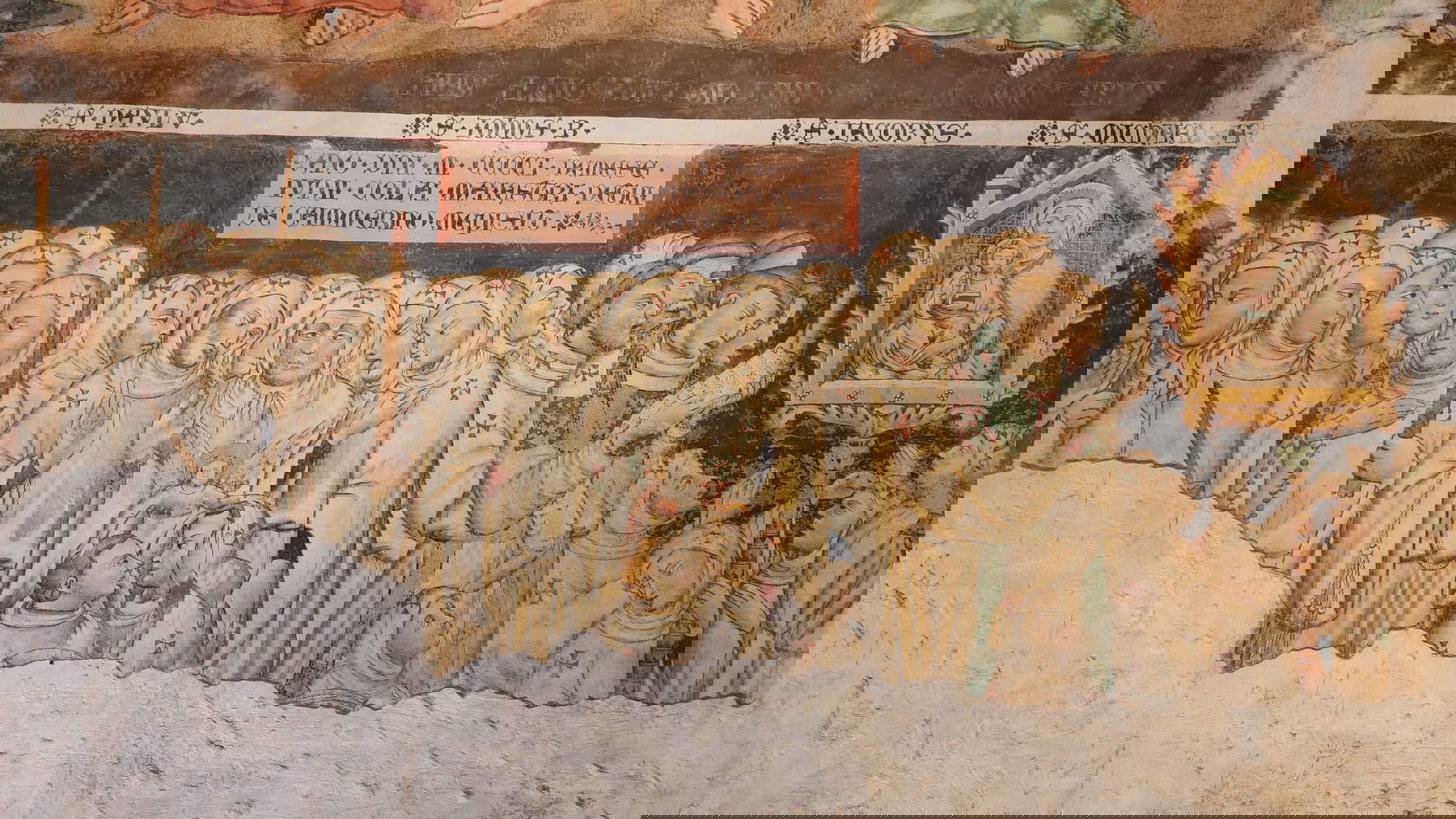 Cola di Pietro, Prozession der Weißen (1401)