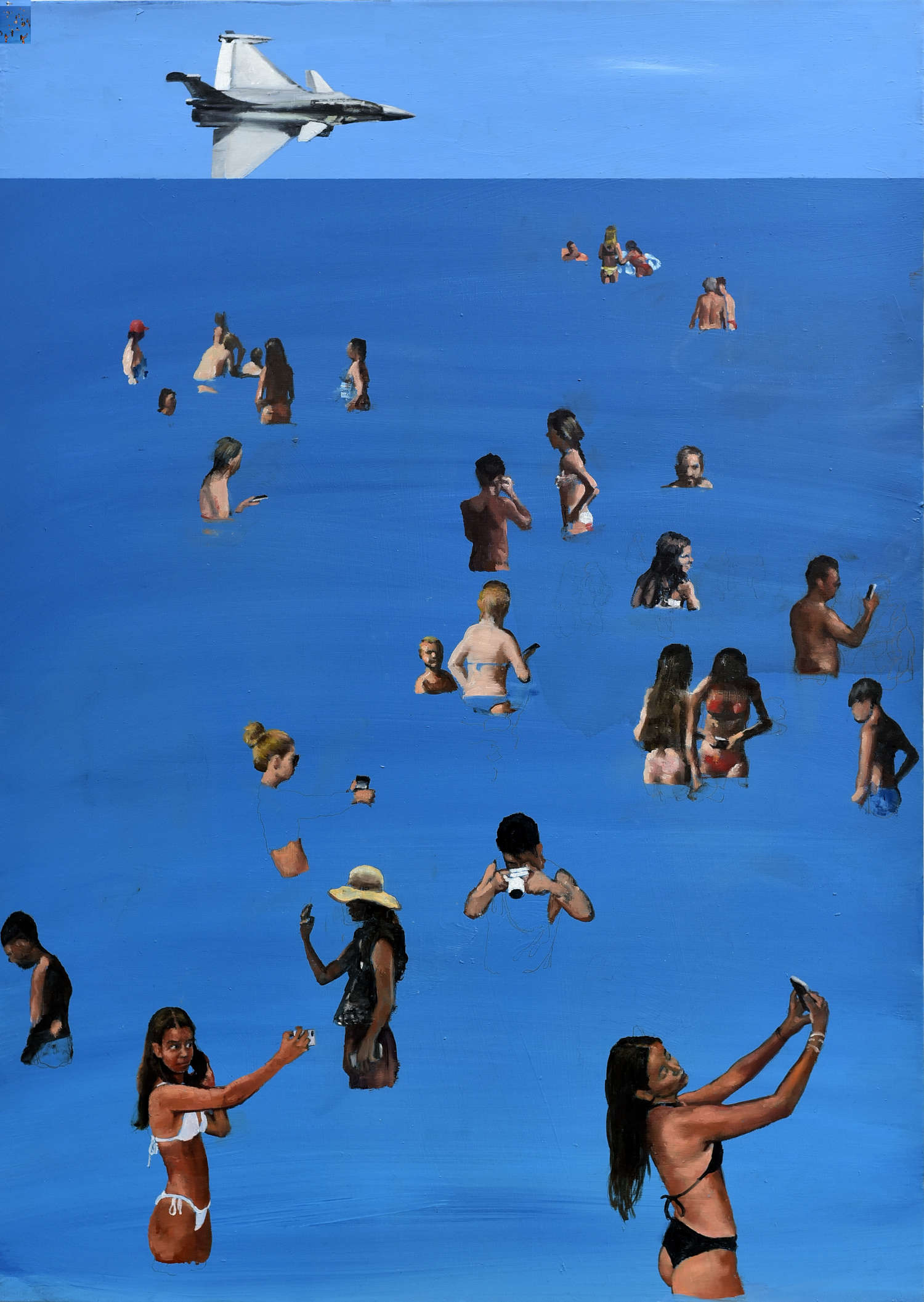 Daniele Galliano, Untitled (2024; olio su tela, 70 x 50 cm)