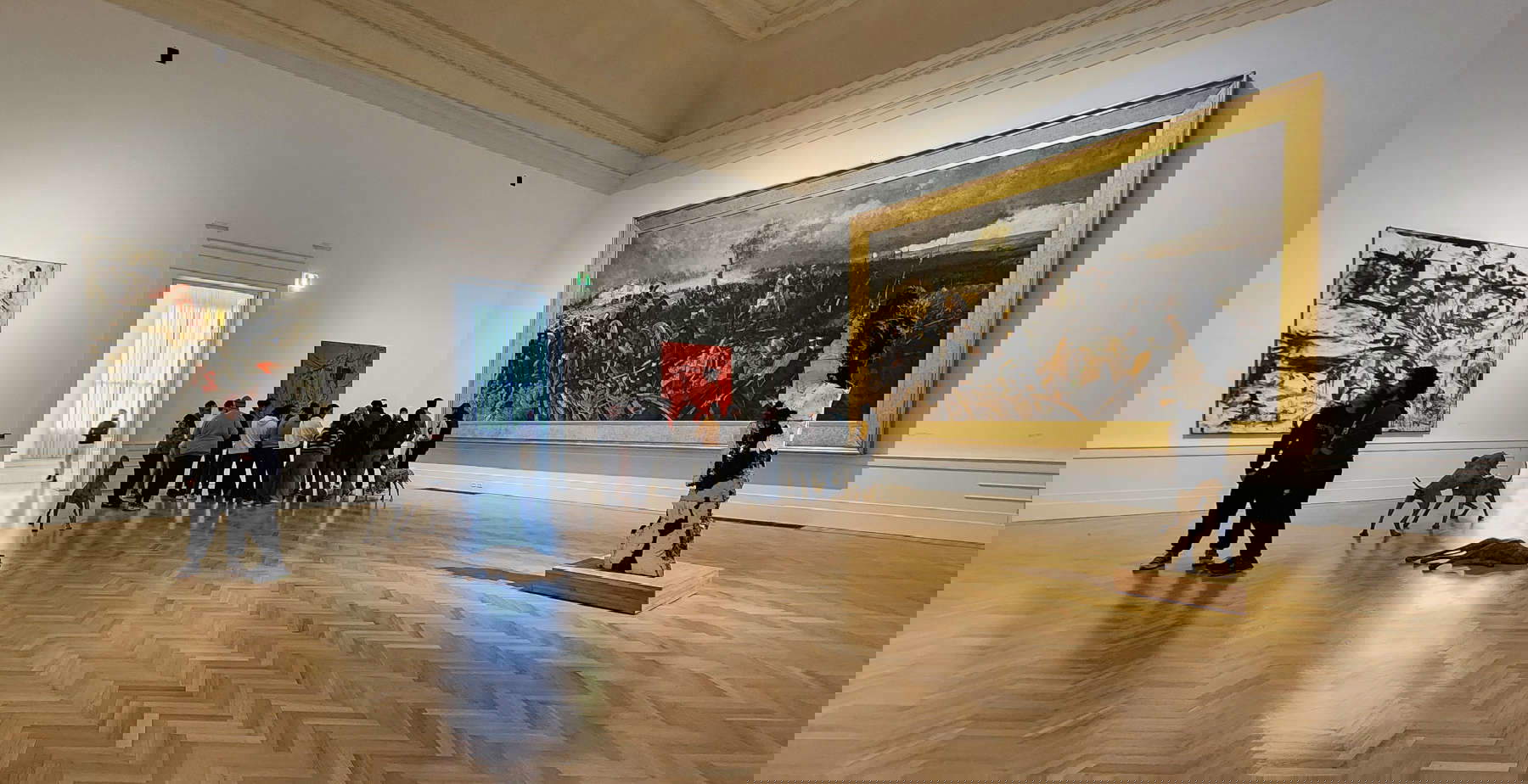 Una de las salas de la instalación de 2016 que sobrevivió a la exposición Futurismo. Foto: Finestre Sull'Arte Una de las salas de la instalación de 2016 que sobrevivió a la exposición Futurismo. Foto: Finestre Sull'Arte